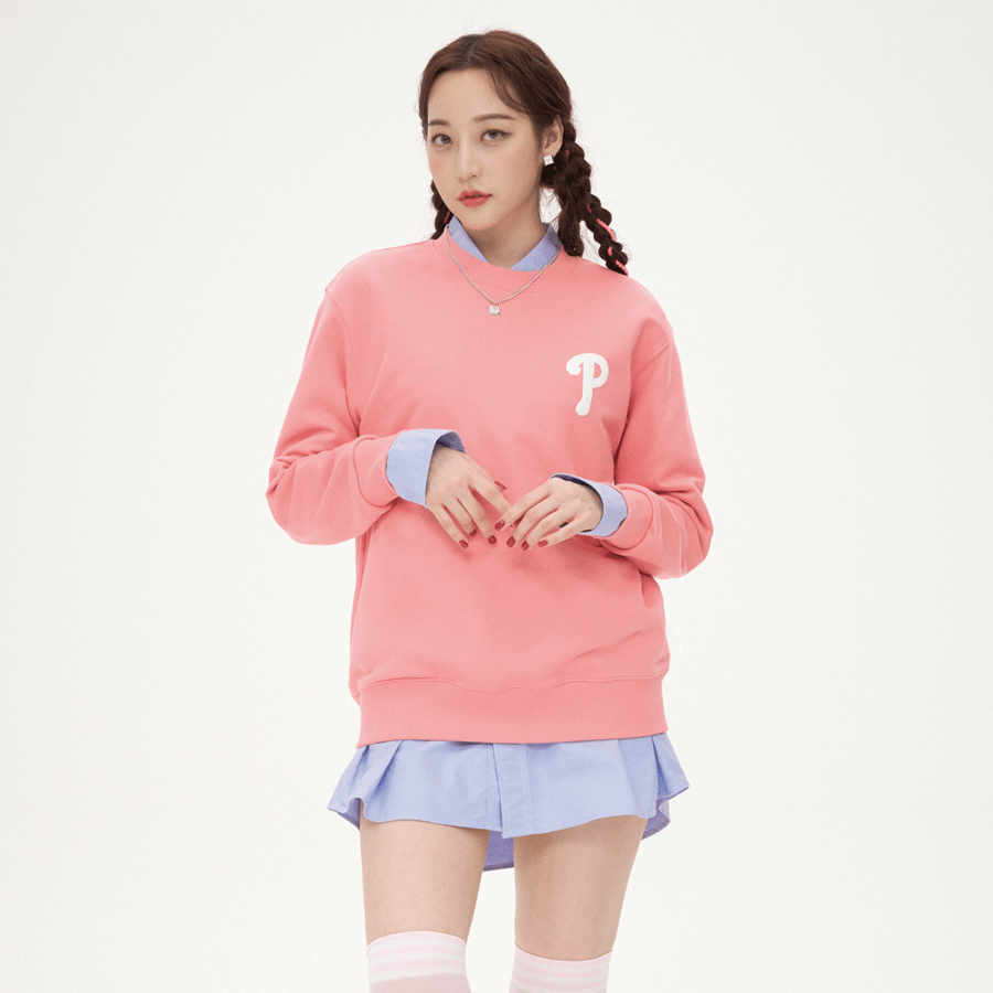 ÁO NỈ MLB BASIC BAG BIG LOGO OVERFIT SWEATSHIRT NEW YORK YANKEES Whali Shop #38 ÁO NỈ MLB BASIC BAG BIG LOGO OVERFIT SWEATSHIRT NEW YORK YANKEES Whali Shop
